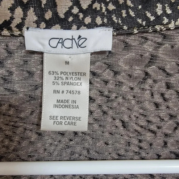 Cache Shimmery Cowl Neck Top - Picture 3 of 5